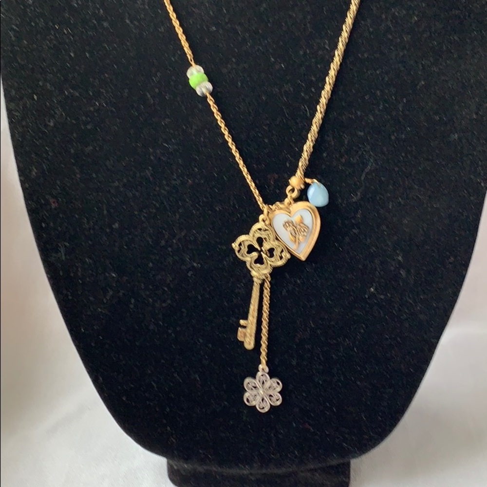 Lucky Brand heart Key Nicklace - Picture 2 of 8